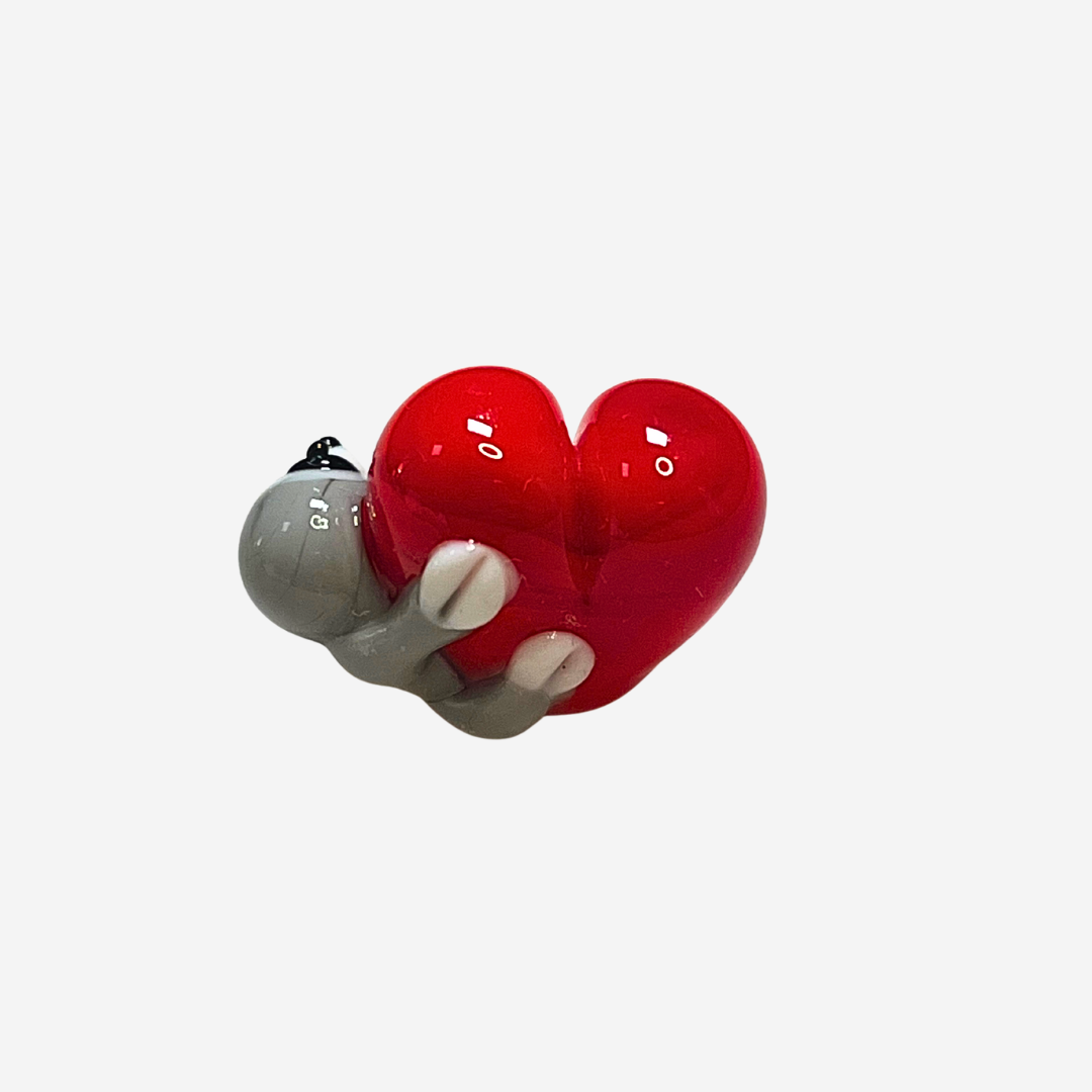 Handmade Lampwork Glass Figurine - Sloth